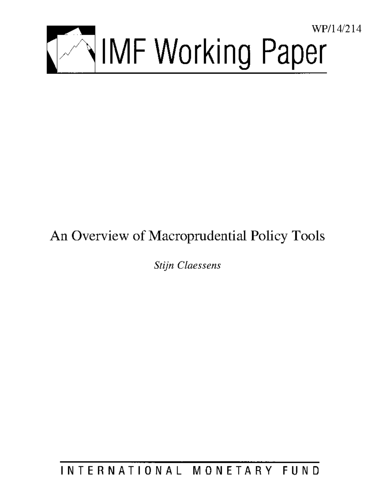 Wp14214 - An overview of macroprudential policy tools and their ...