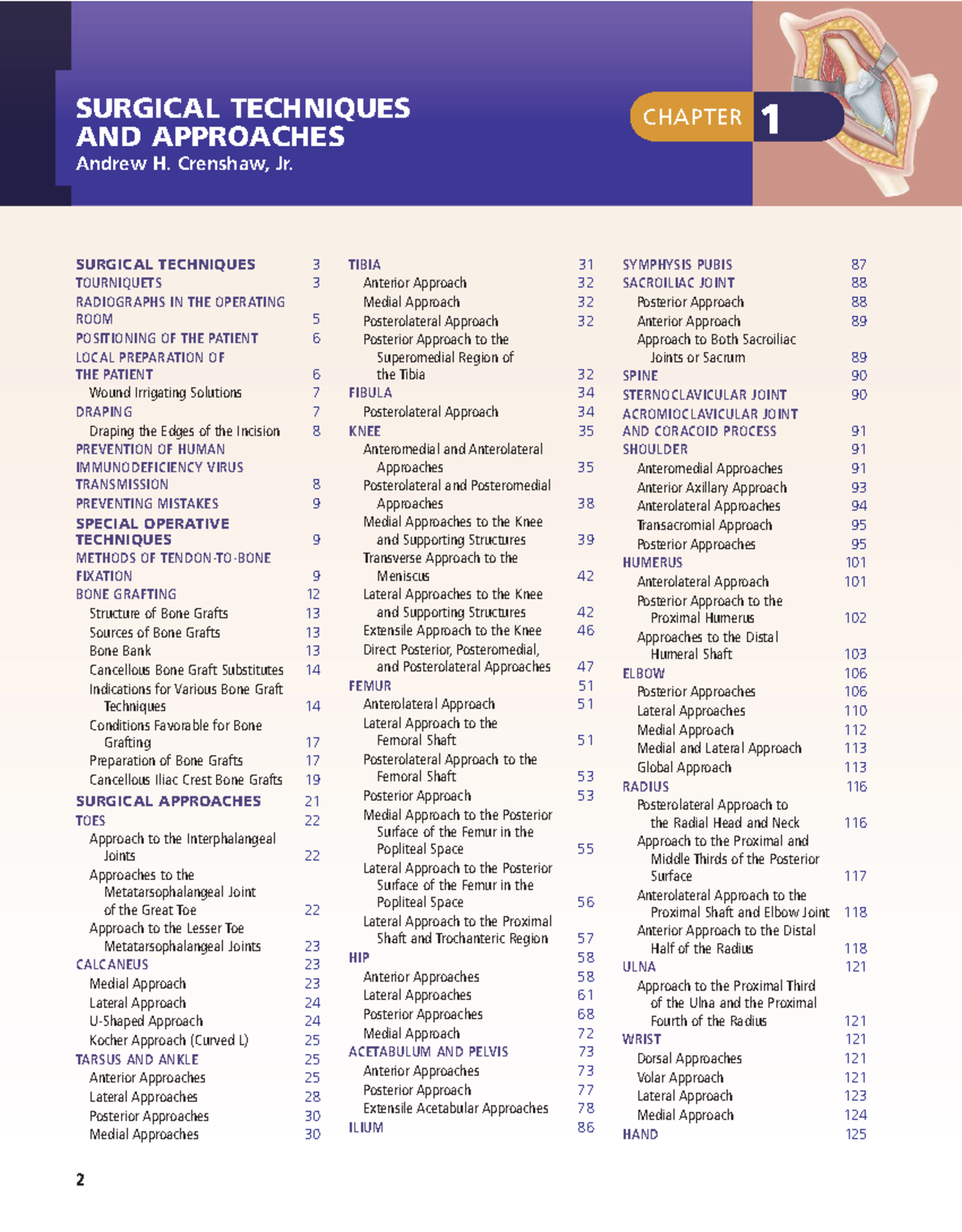 Surgical Techniques and Approaches: Chapter 1 Overview (SURG 101 ...