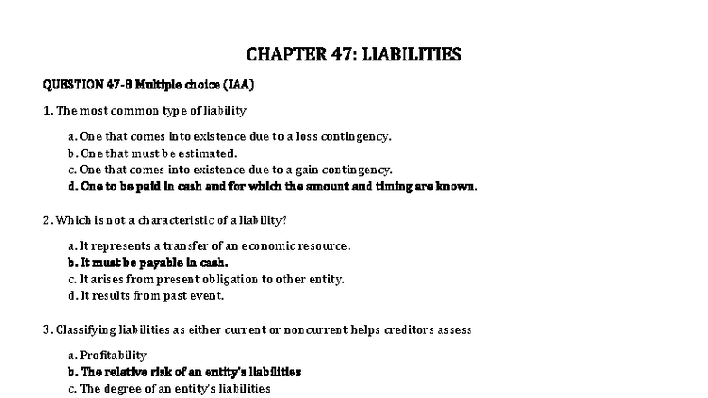 Intacc 2 (IAA) - Intermediate Accounting 2 Theories Test Bank Cheat ...