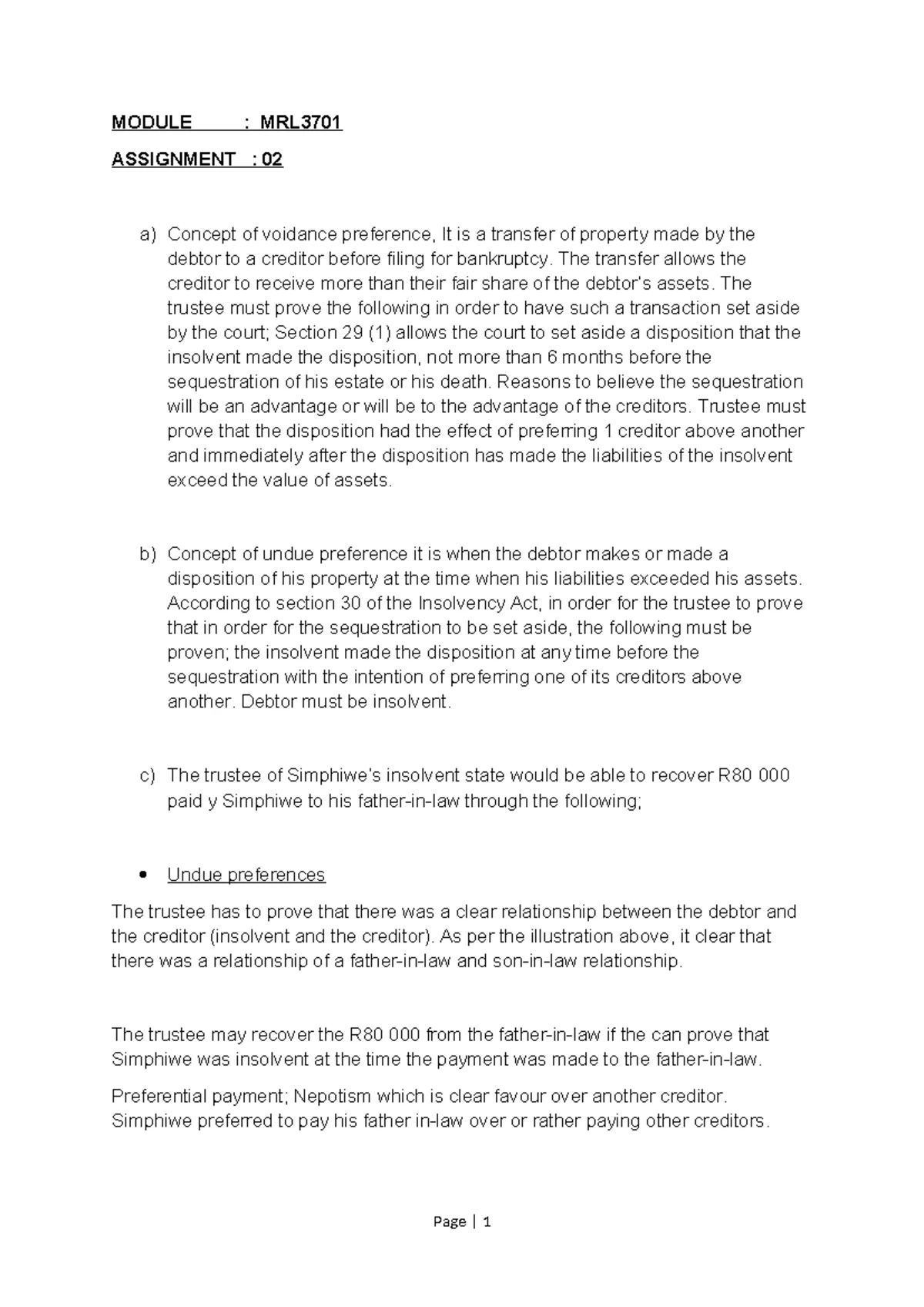 LEV - Hearsay Evidence Notes & Analysis - Studocu