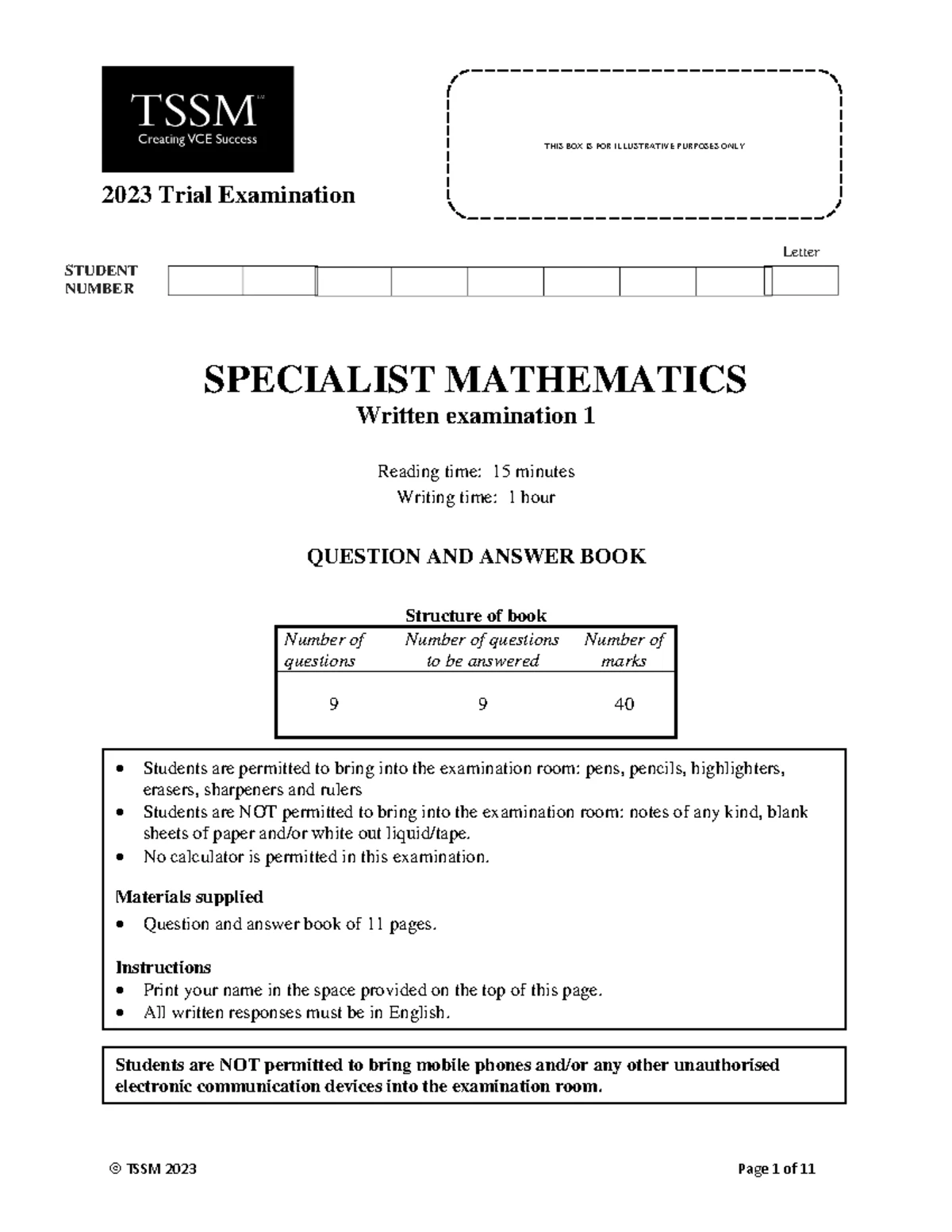2018 MATHEMATICAL METHODS UNIT 1 Final Exam Questions and Solutions ...