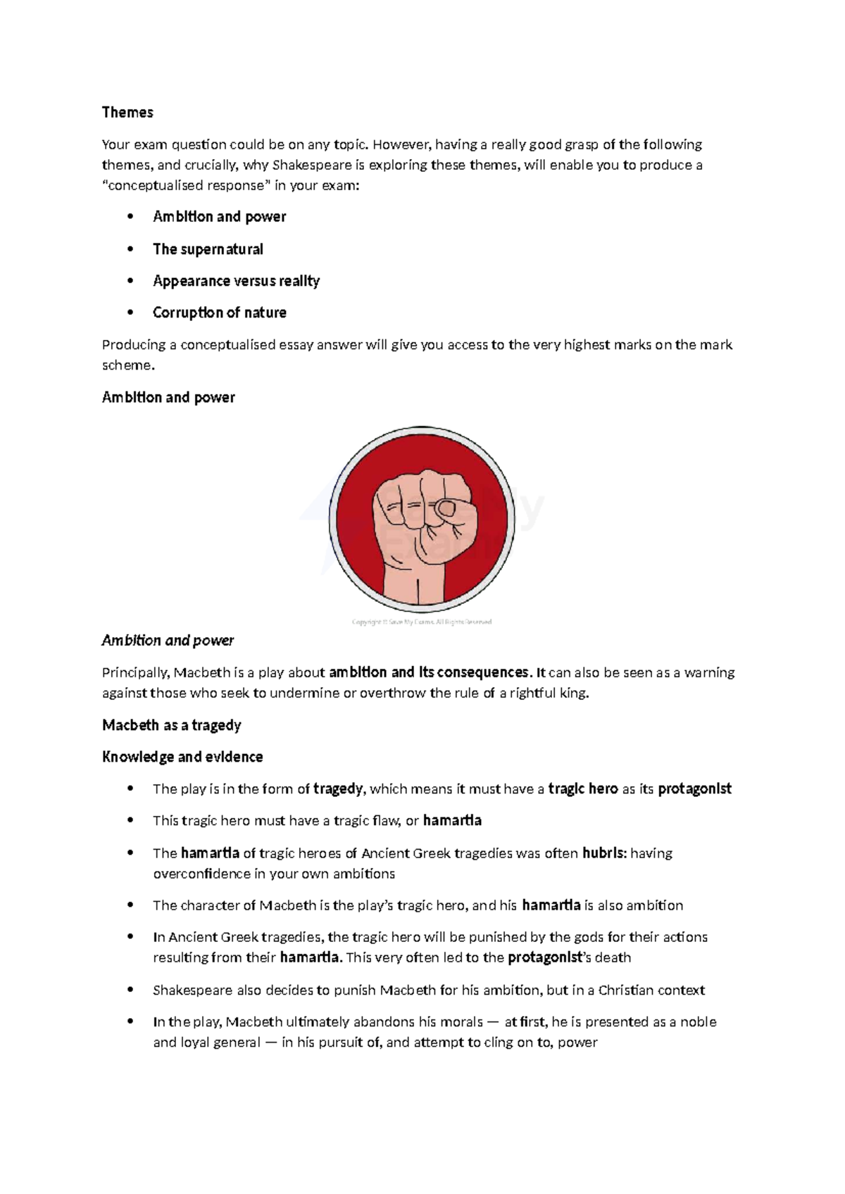 Macbeth Themes Analysis: Key Concepts for Exam Success - Studocu