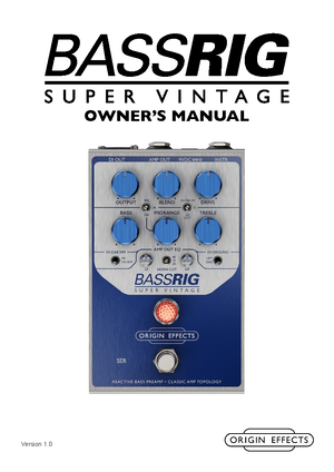 BASSRIG SUPER VINTAGE ベースエフェクター