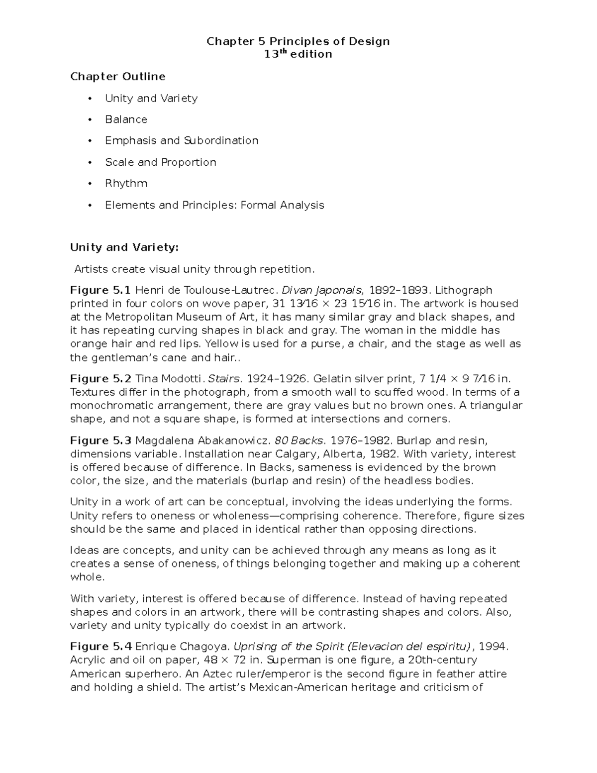 Chapter 5 Study Guide: Principles of Design (13th Edition) - Studocu