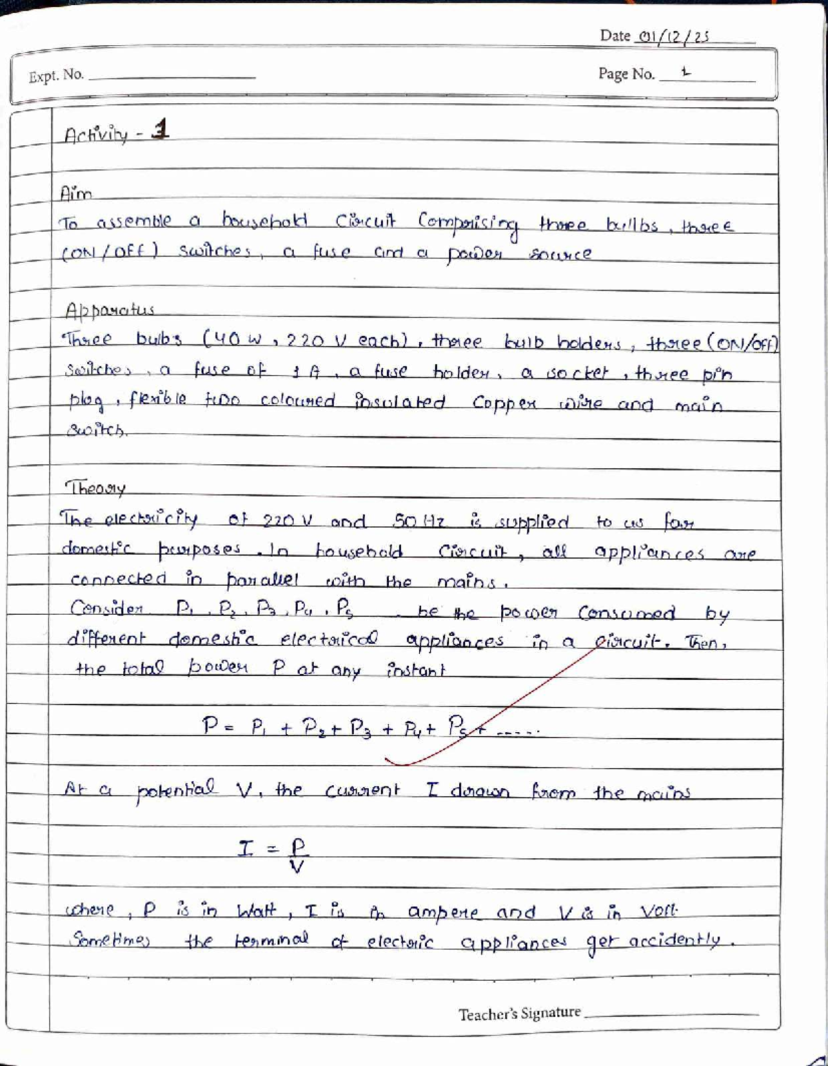 Electrical Circuit Assembly and Analysis - Lab Report (Course Code ...