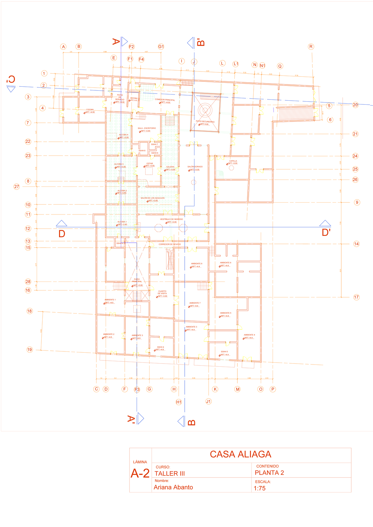 La Planta Casa Aliaga 5 - Taller III - Planta 2 - Document Preview