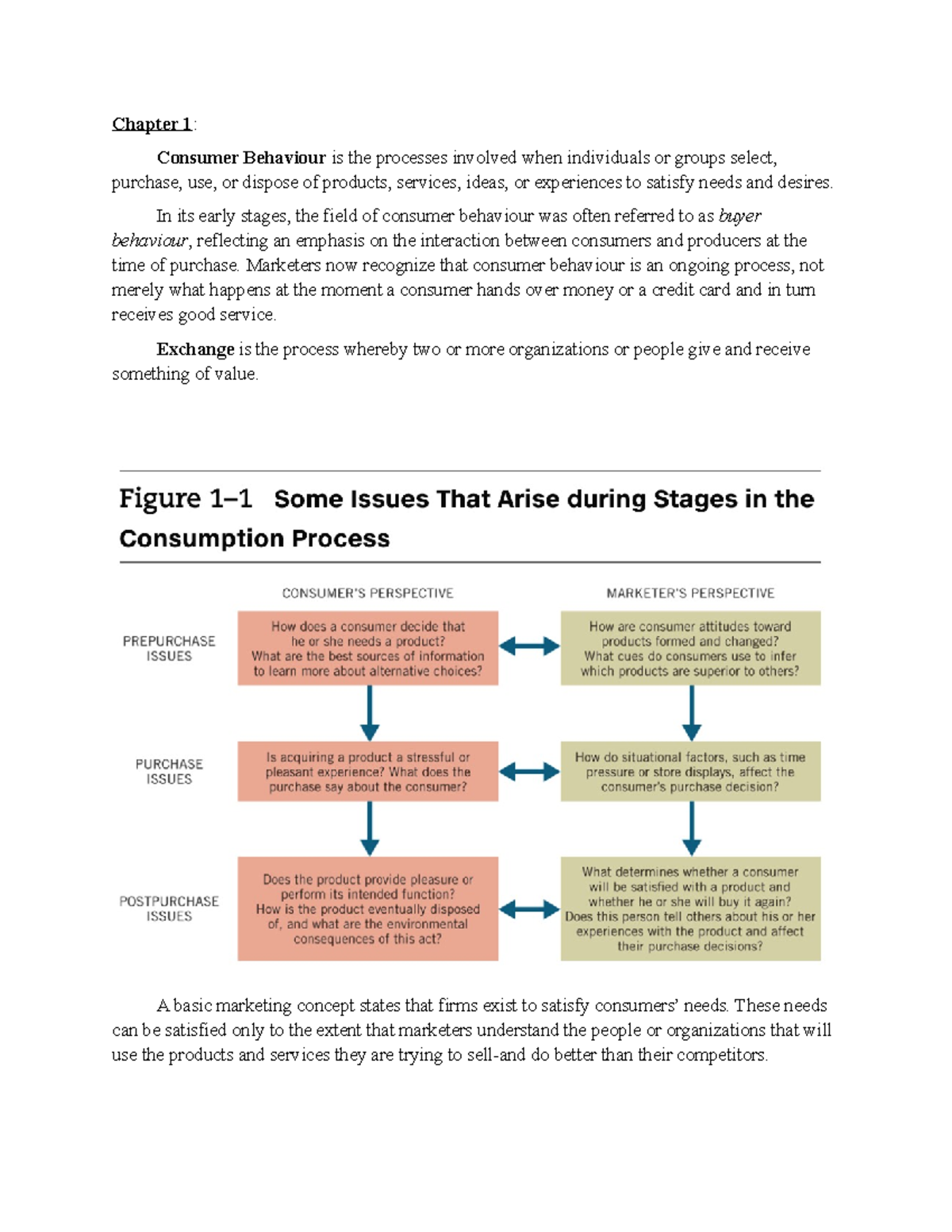 Consumer Behaviour Chapter 1 & 2 Notes - Understanding Market Dynamics ...