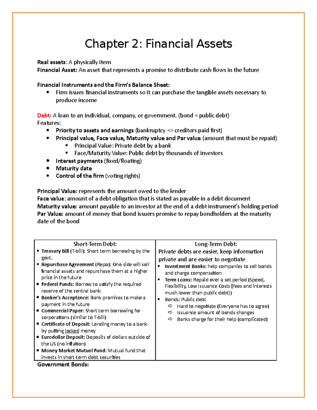 Chapter 3 - Financial Markets and the Investment Banking Process ...