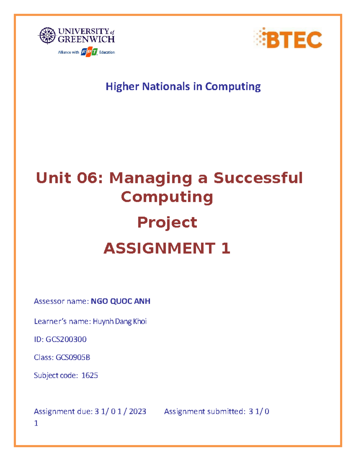 Unit-06-Assignment-brief-1 digital-transformation 202223 - Higher ...
