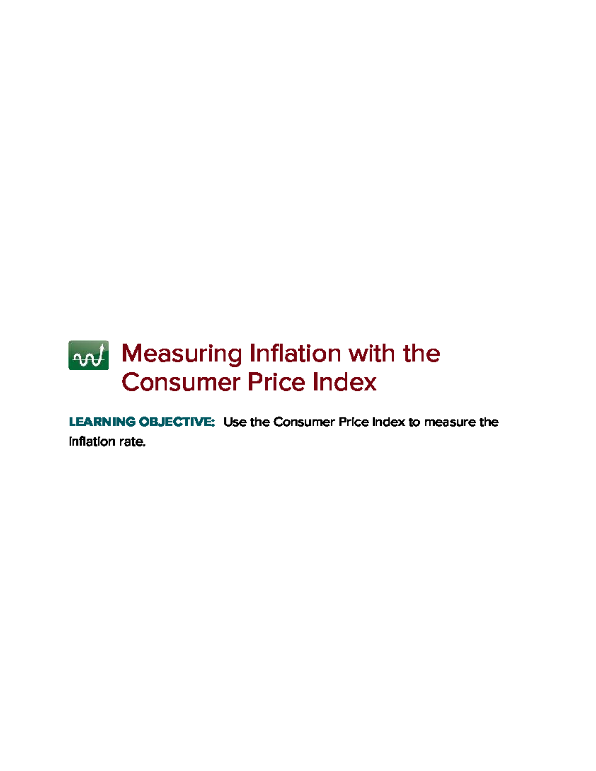 Measuring Inflation: Insights from the Consumer Price Index (CPI) - Studocu