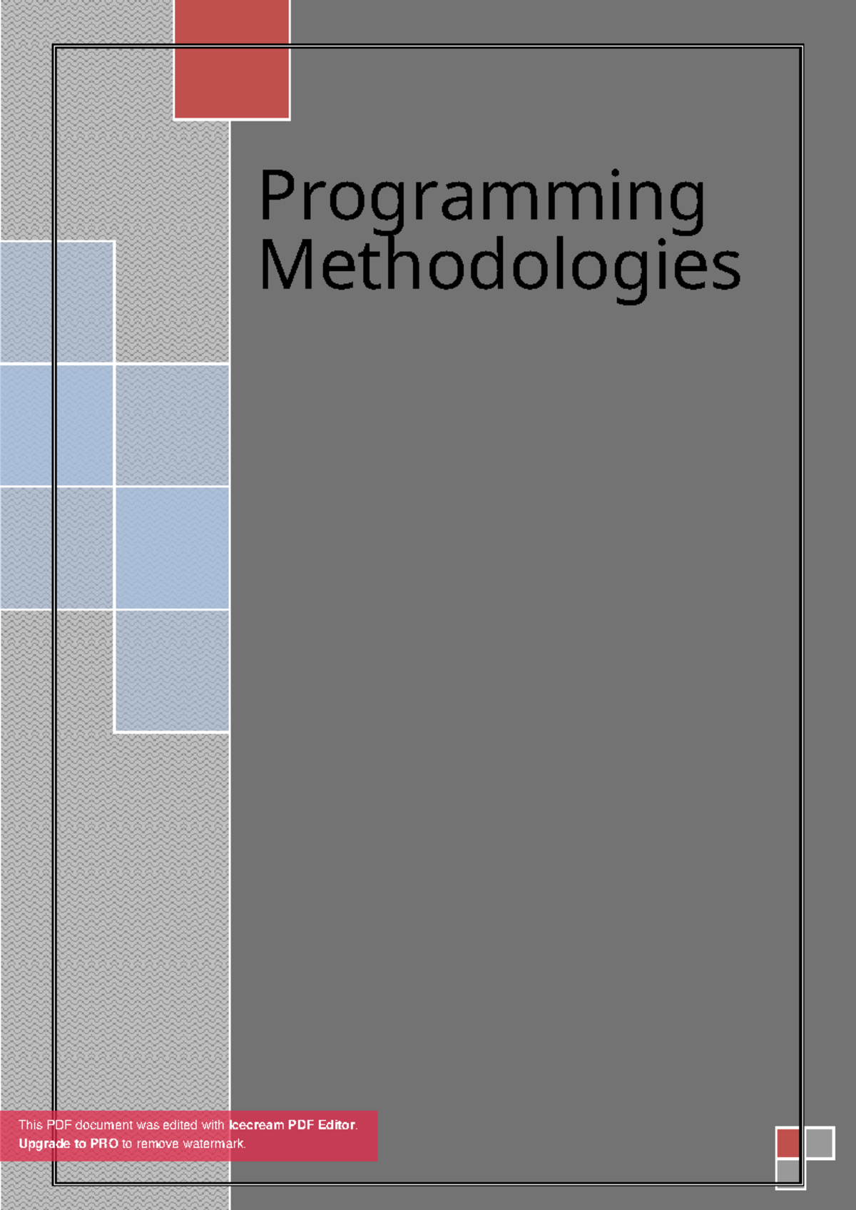 CST424 Programming methodologies complete notes and concepts overview ...