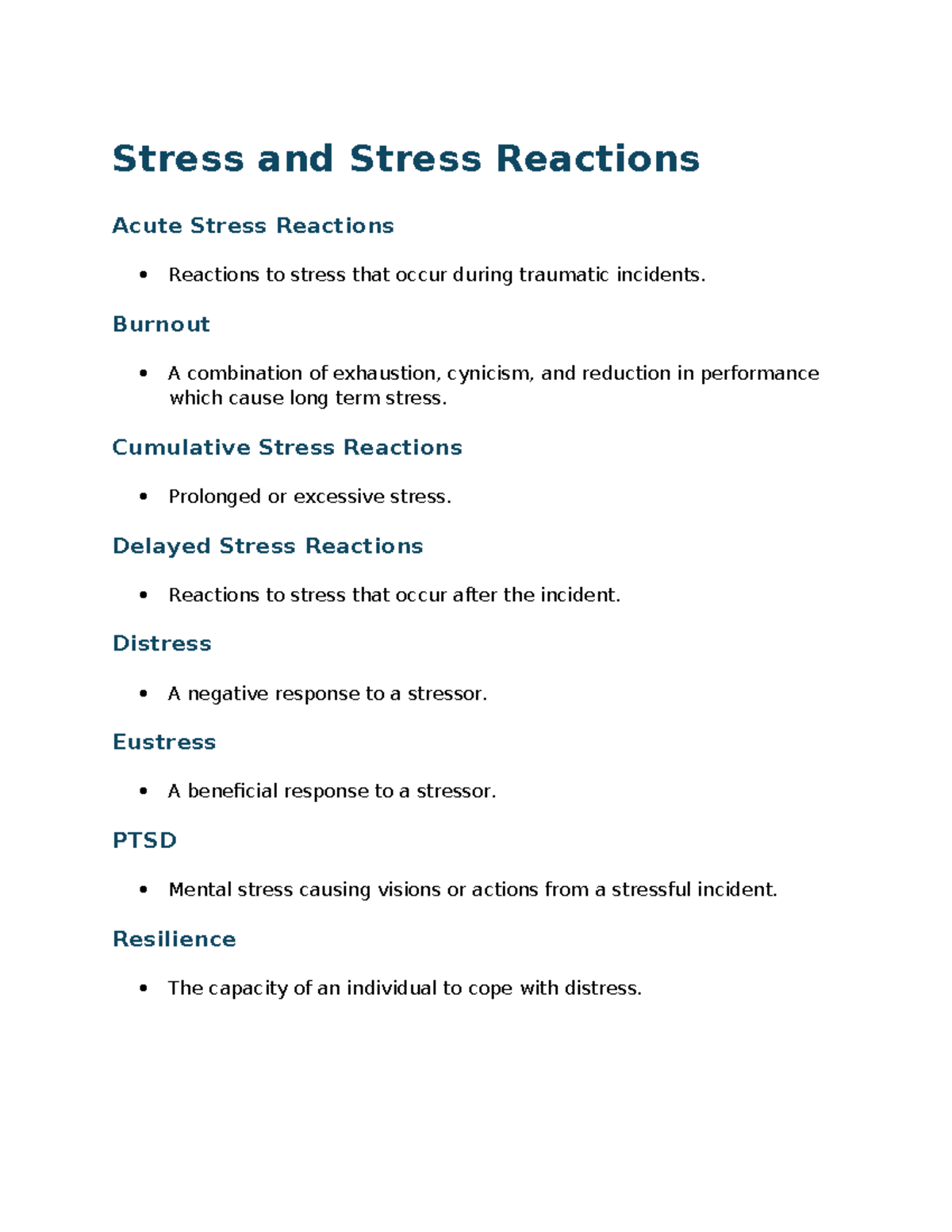 EMT CH 2 - Summary of Stress, Infection Control, & Public Health - Studocu