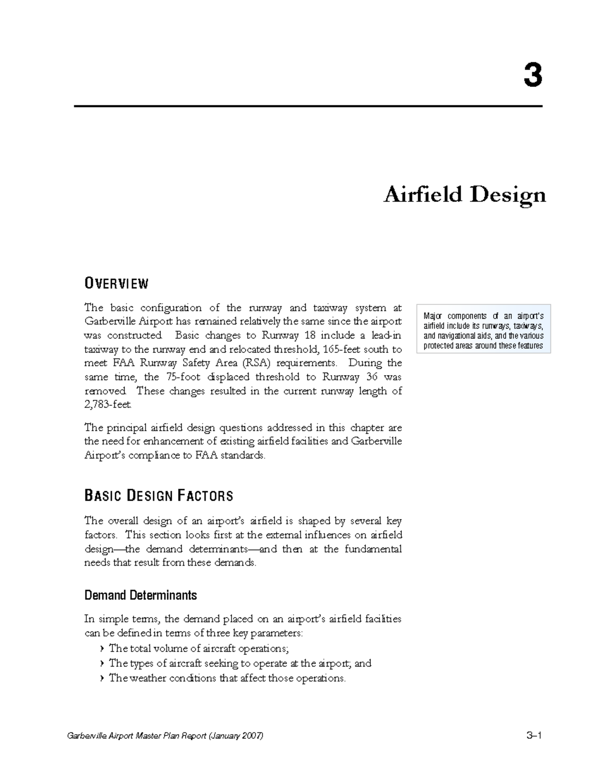 Garberville Airport Airfield Design Standards (Master Plan 2007) - Studocu