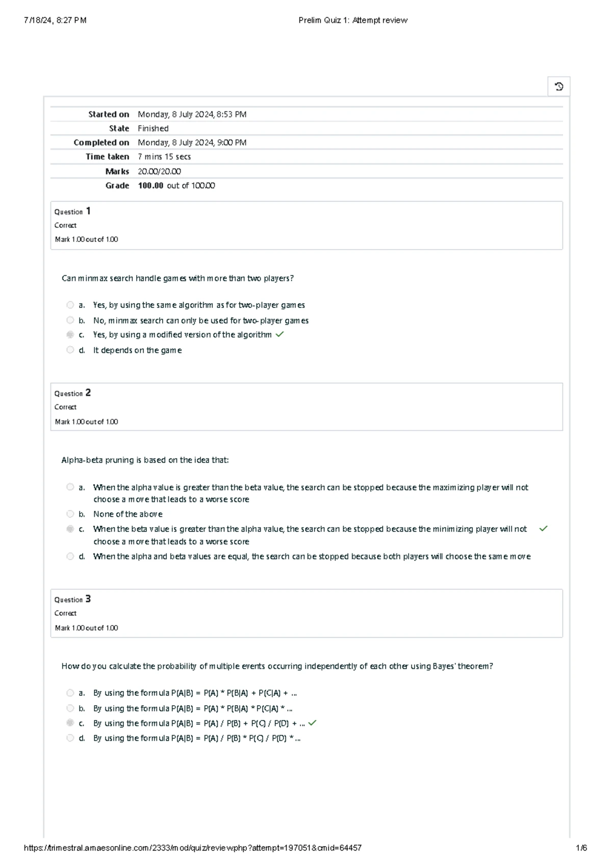 AI Laboratory Activity 2 Midterm - MIDTERM LABORATORY ACTIVITY 2 ...