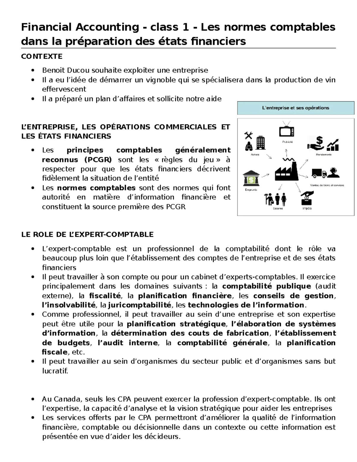 Chapitre 1100 - Principes Comptables Généraux (PCGR) - Manuel CPA 2024 ...