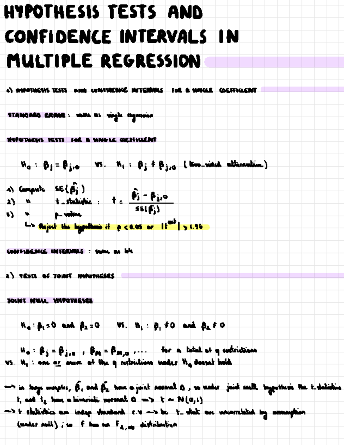Chapter 7: Hypothesis Tests & Confidence Intervals in Multiple ...