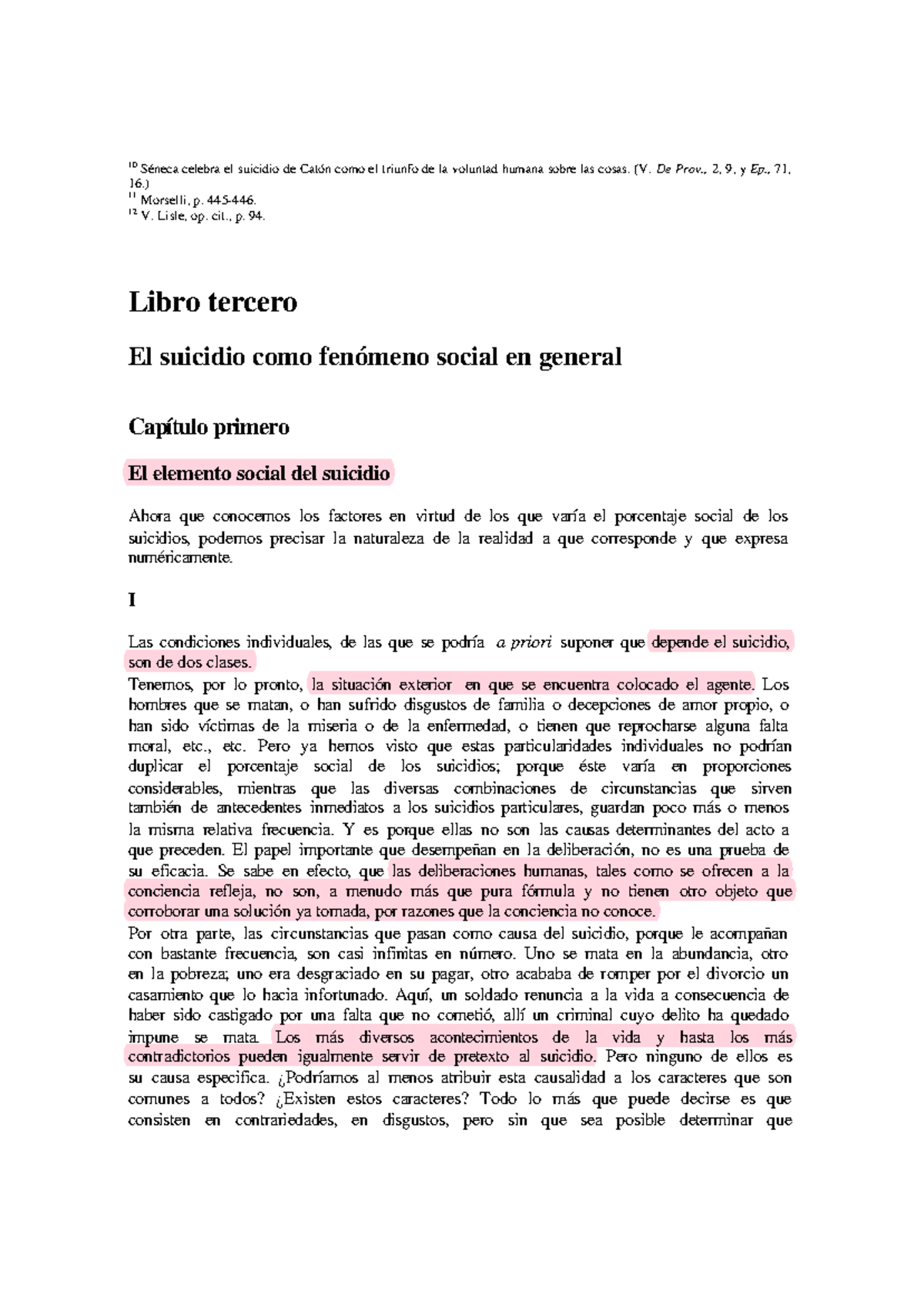 El suicidio como fenómeno social: Análisis de Durkheim - Studocu
