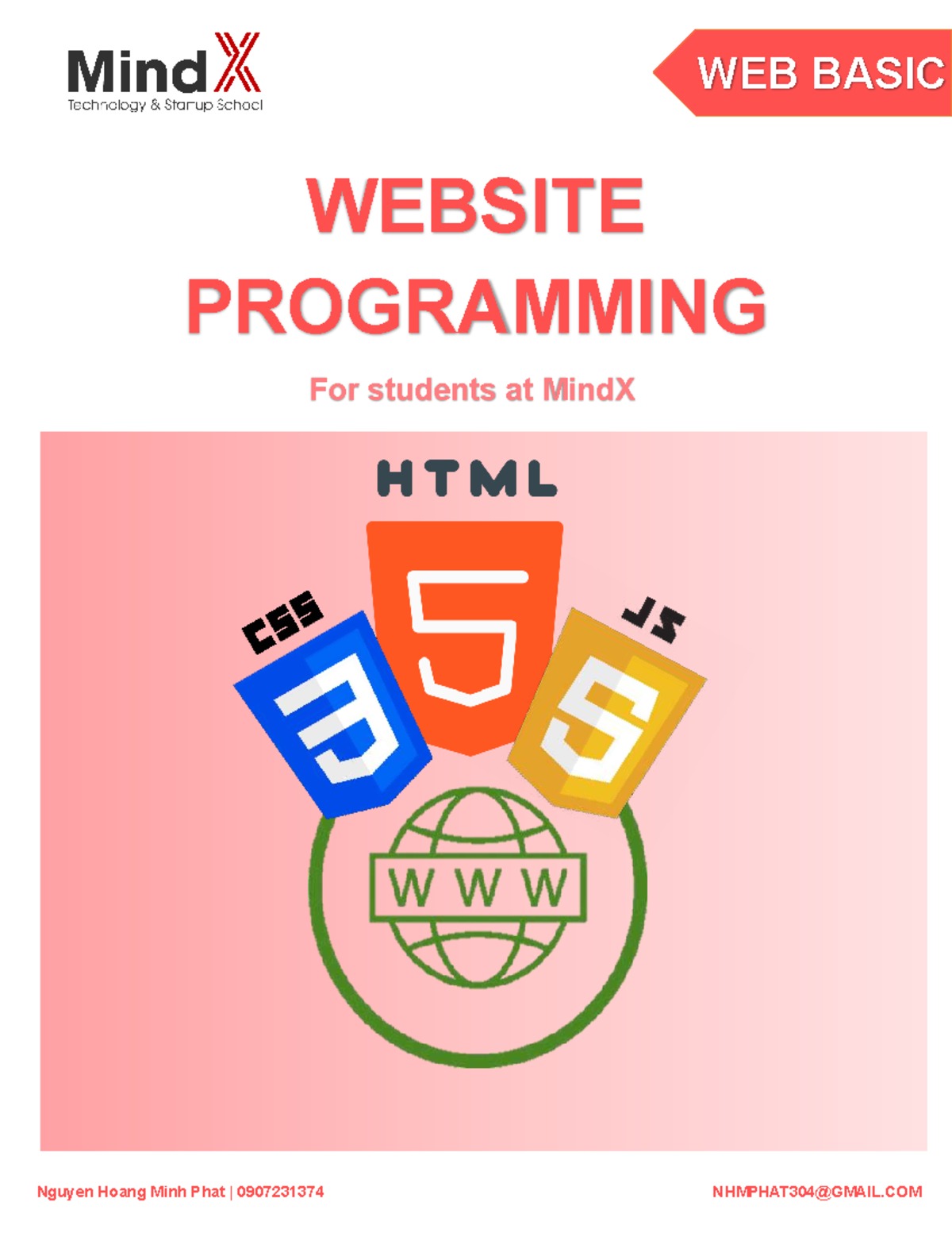 WEB BASIC LESSON NOTES: HTML, CSS, JS & Practical Exercises - Studeersnel