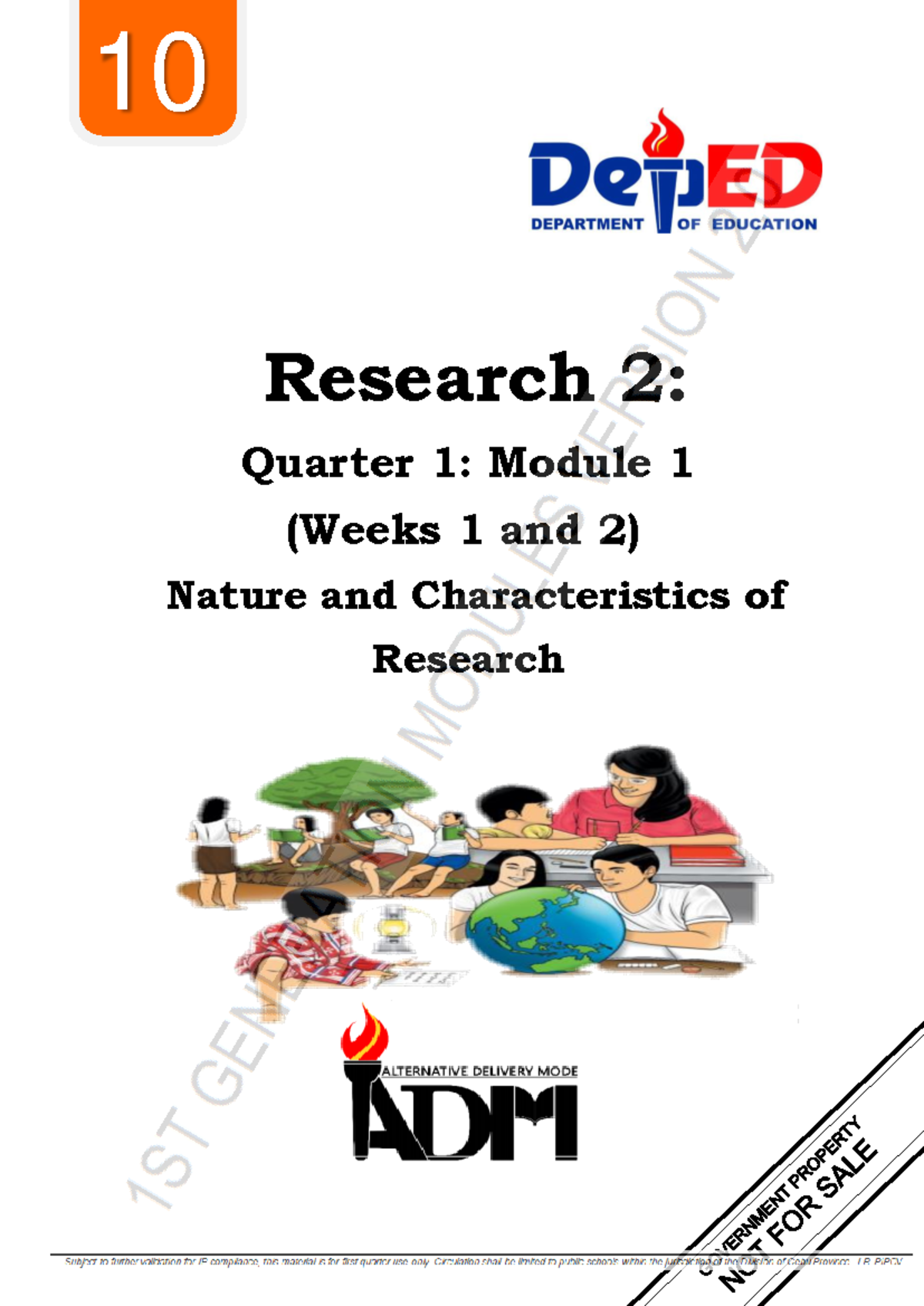 Research 2: Q1 Module 1 - Nature & Characteristics of Research - Studocu