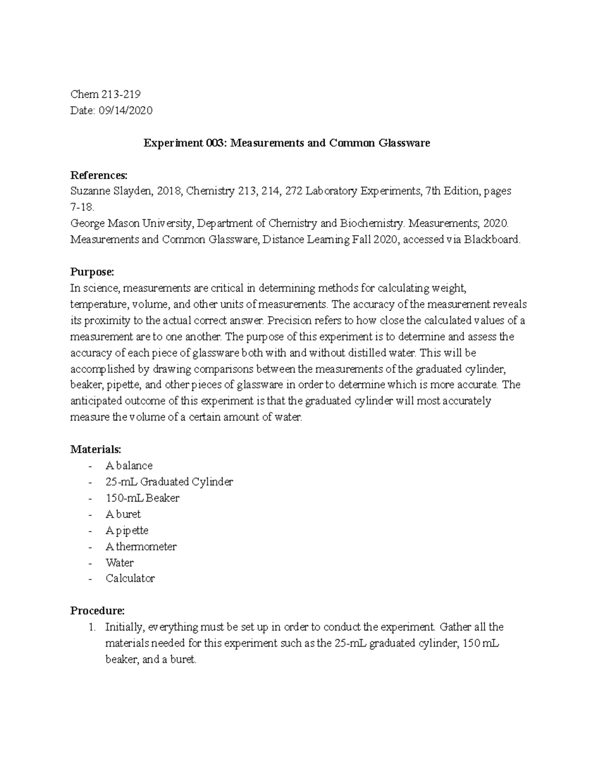 Hess' Law - Results, Discussion, and Conclusions from the Lab ...