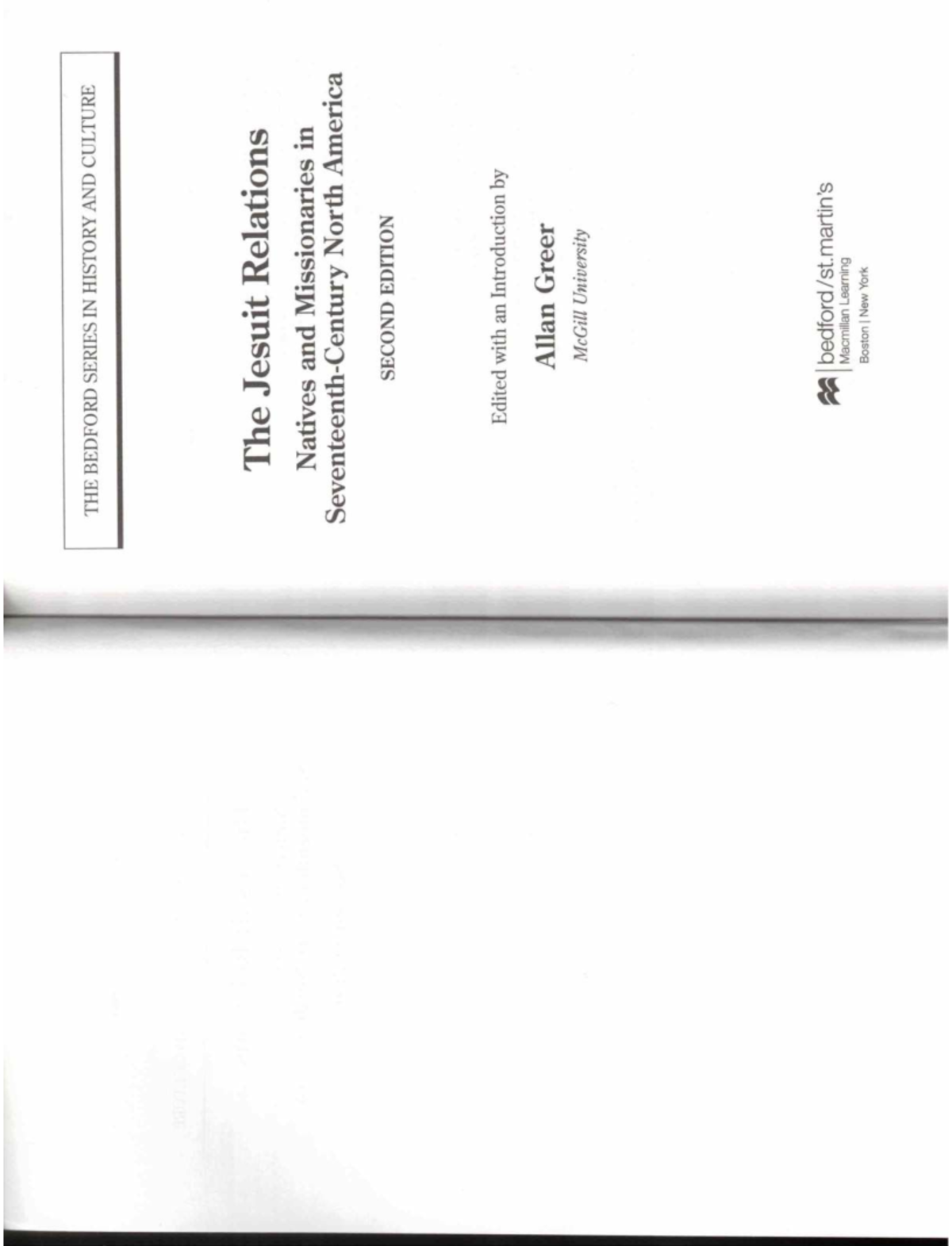 Final Exam Study Guide for Course ABC123: Jesuit Relations and ...