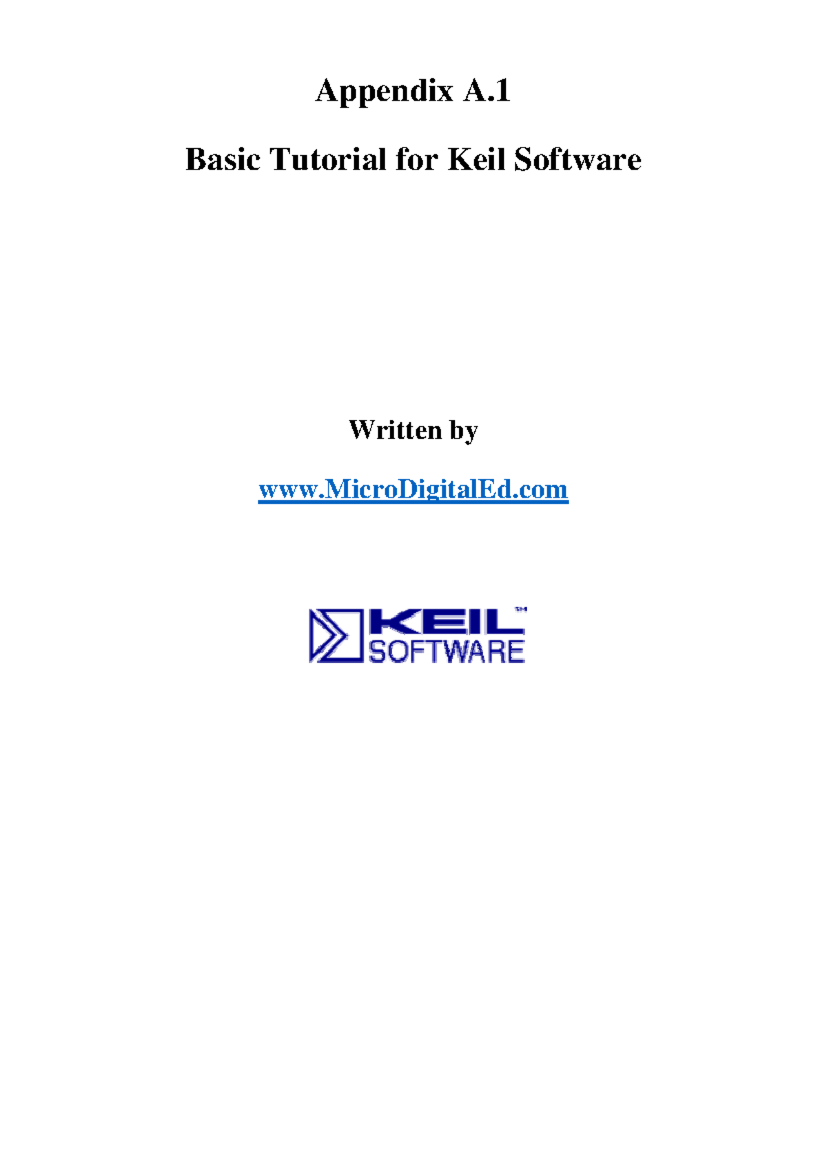 Keil Software Tutorial for 8051 Assembly Programming - E1322 - Studocu