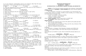 MMW module 1 swa - Course Module Module: Linear Programming At the end ...