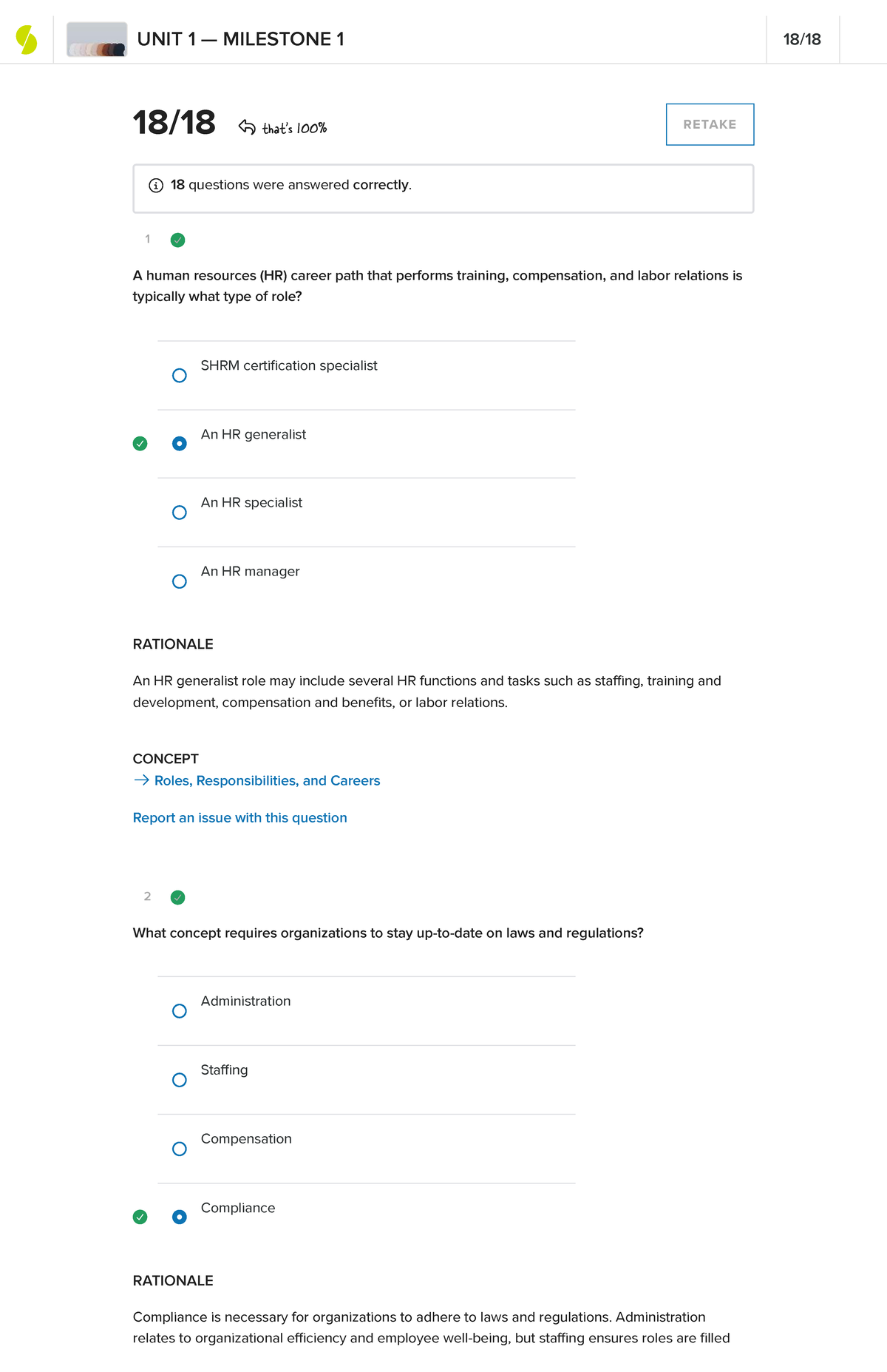 HRM UNIT 1 MILESTONE 1: Key Concepts and Case Studies - Studocu
