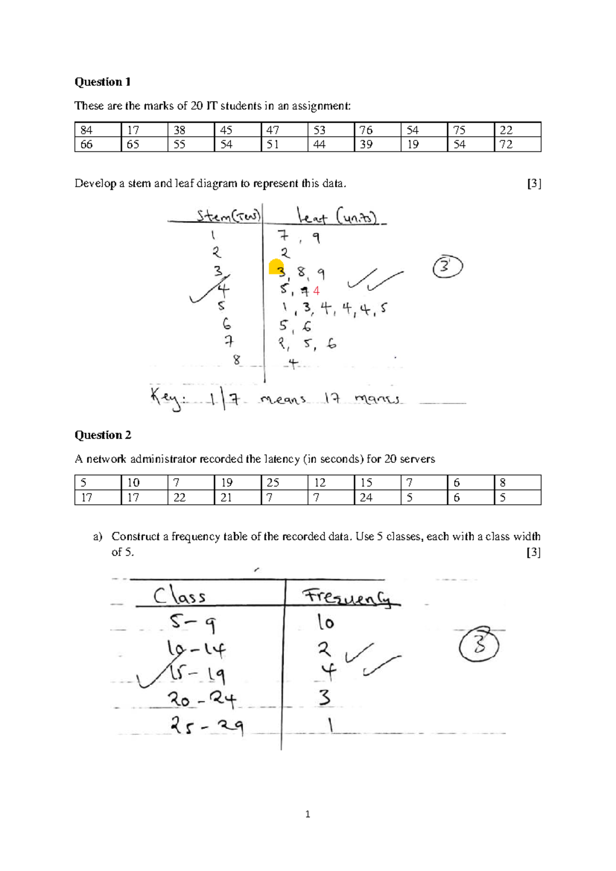 ITM125C Final Exam Memo: Statistics and Data Analysis Tasks - Studocu