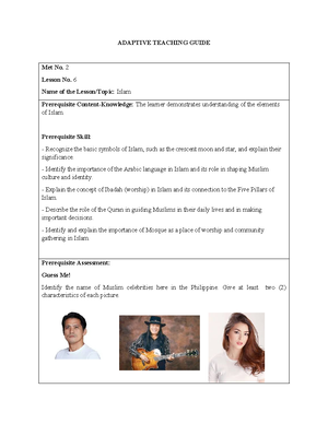 Intro TO World Religions Lesson 7 - Senior High School Department ...