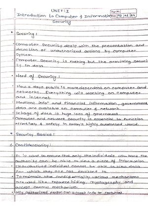 NIS Unit 4 - this is important notes of NIS - unit IV Firewall ...