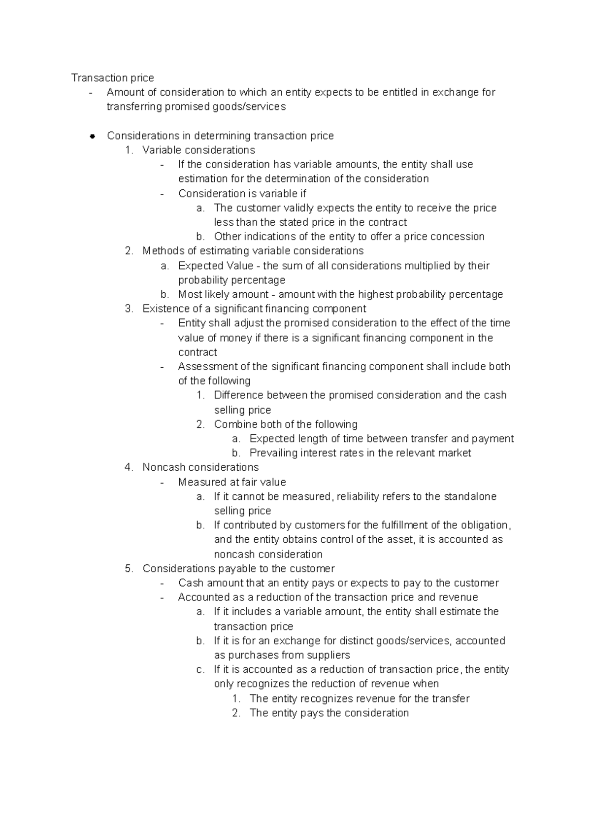 IFRS 15: Understanding Transaction Price and Variable Considerations ...