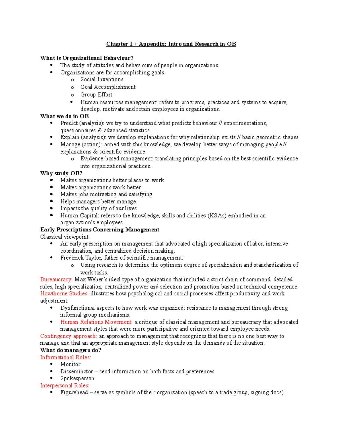 OB 101 Final Exam Study Notes: Communication and Conflict Concepts ...