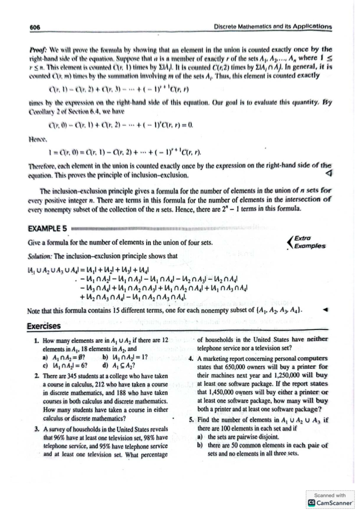 606 Discrete Mathematics and its Applications: Assignment 1 (Q1-14 ...