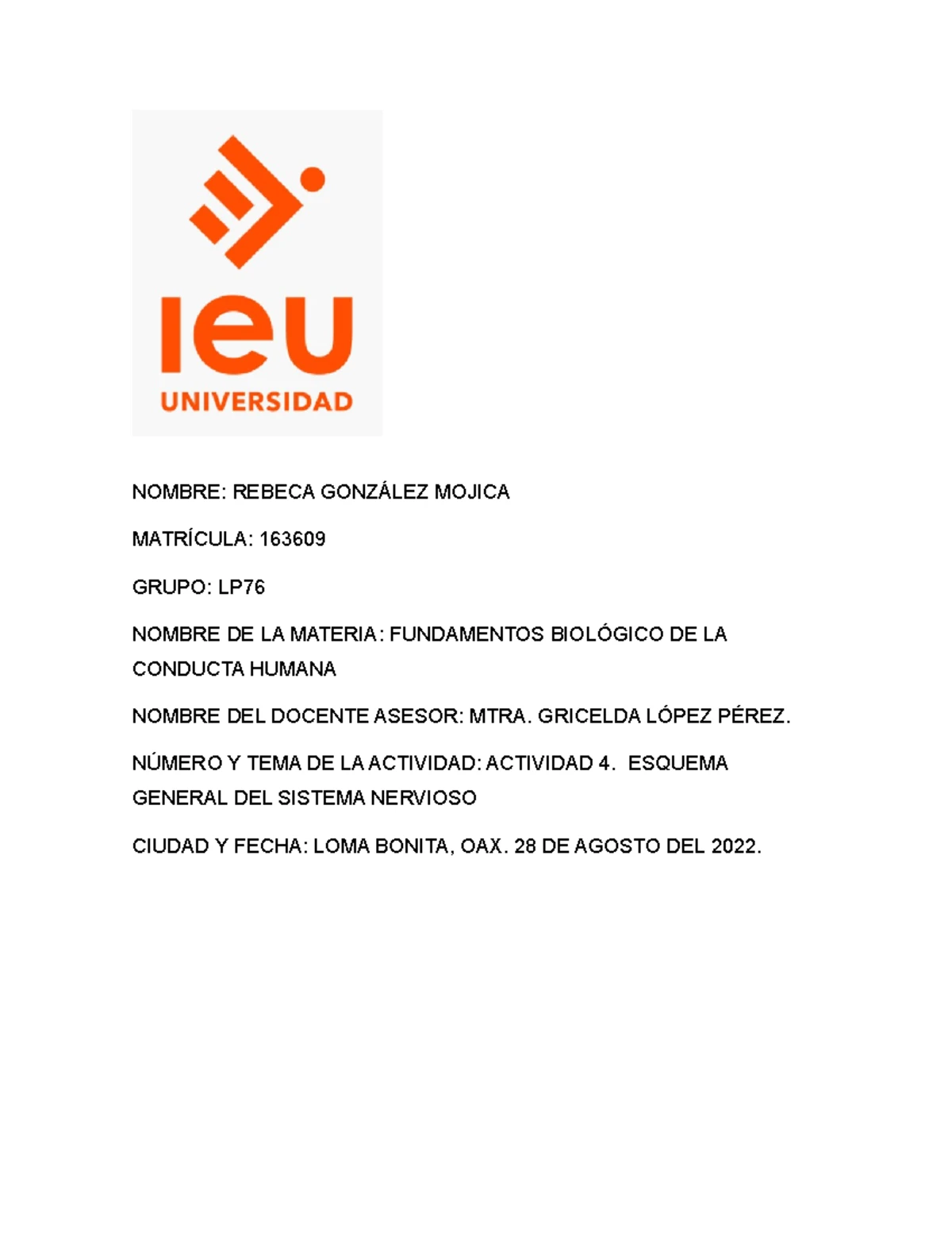 Actividad 4: Diseño de un Programa de Modificación Conductual para ...