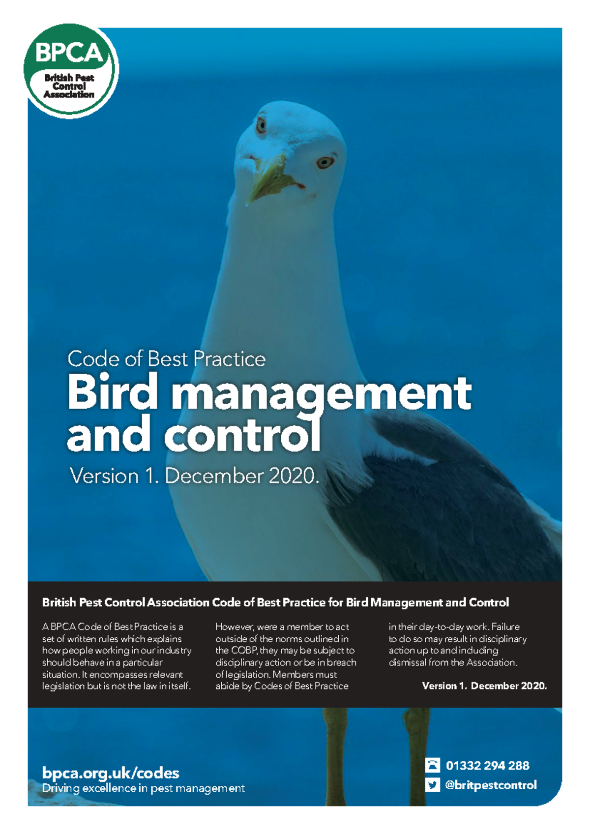 BPCA Code of Best Practice for Bird Management & Control V1, Dec 2020 ...