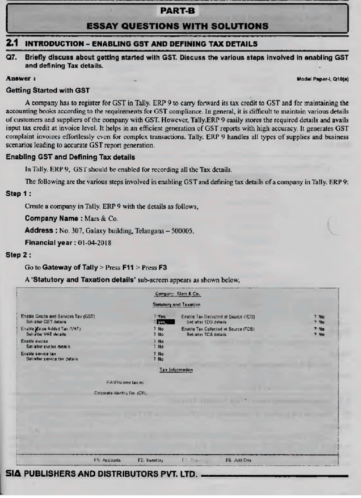 GST ASSIGNMENT - B.COM COMPUTER APPLICATIONS: ESSAY QUESTIONS ...