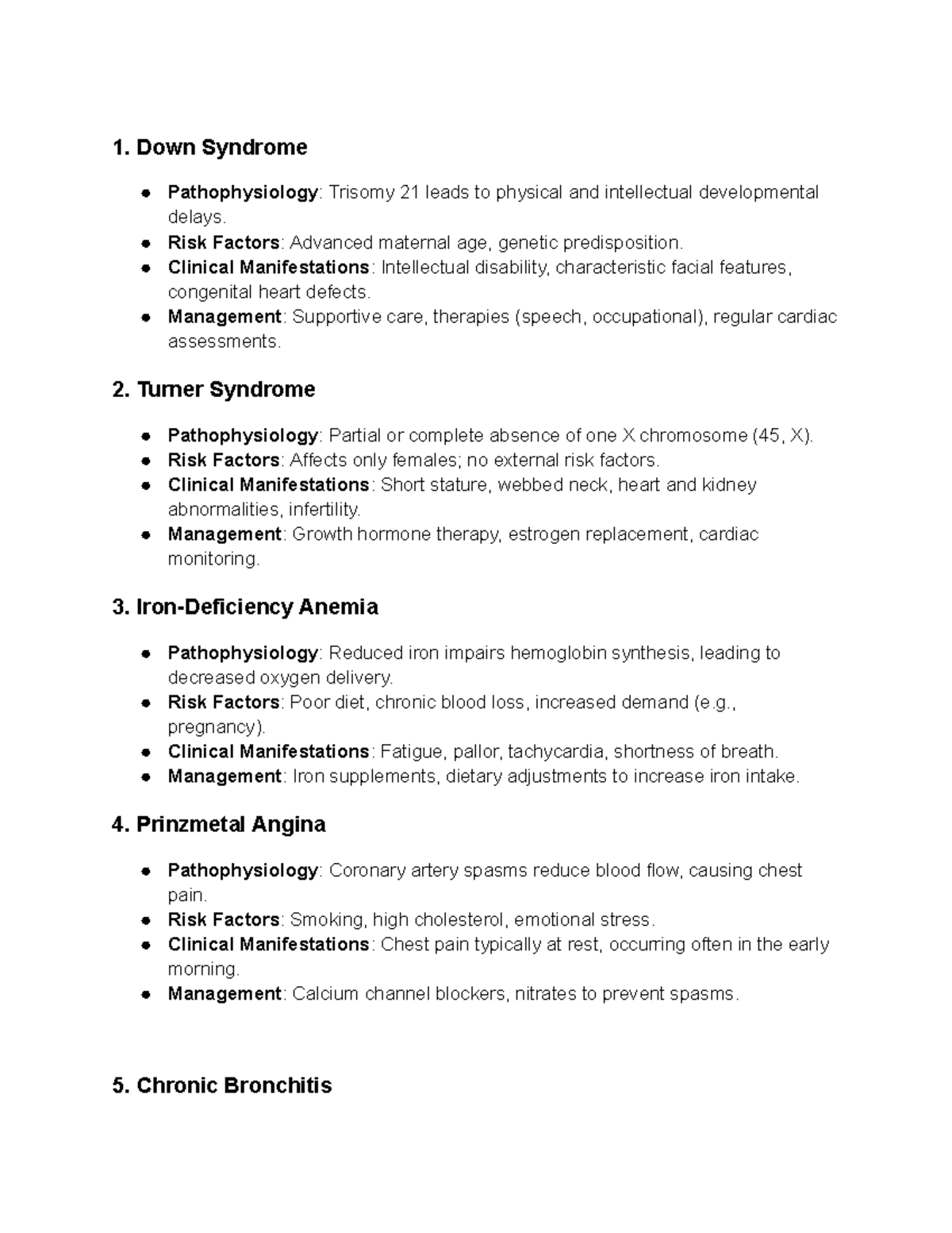 Pathophysiology Final Exam Study Guide (PATHO 101) - Studocu