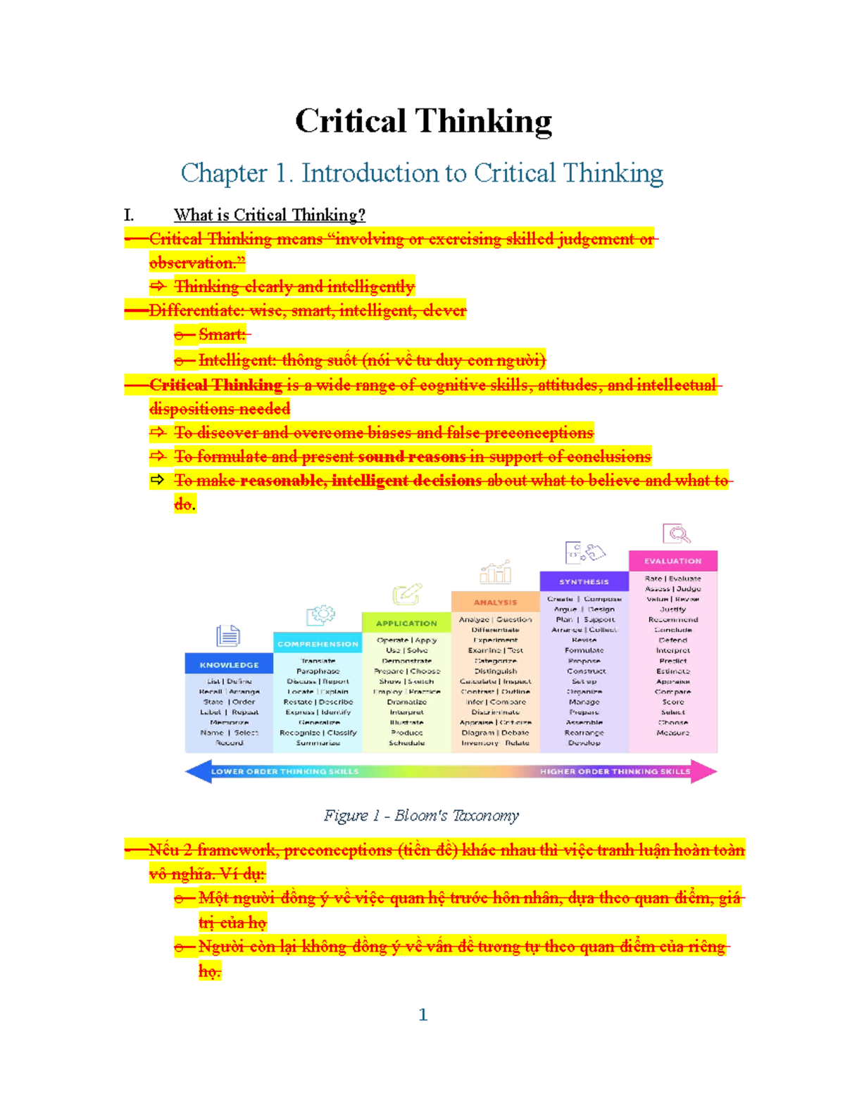 [SGU] Critical Thinking Chapter 1: Introduction and Key Concepts - Studocu