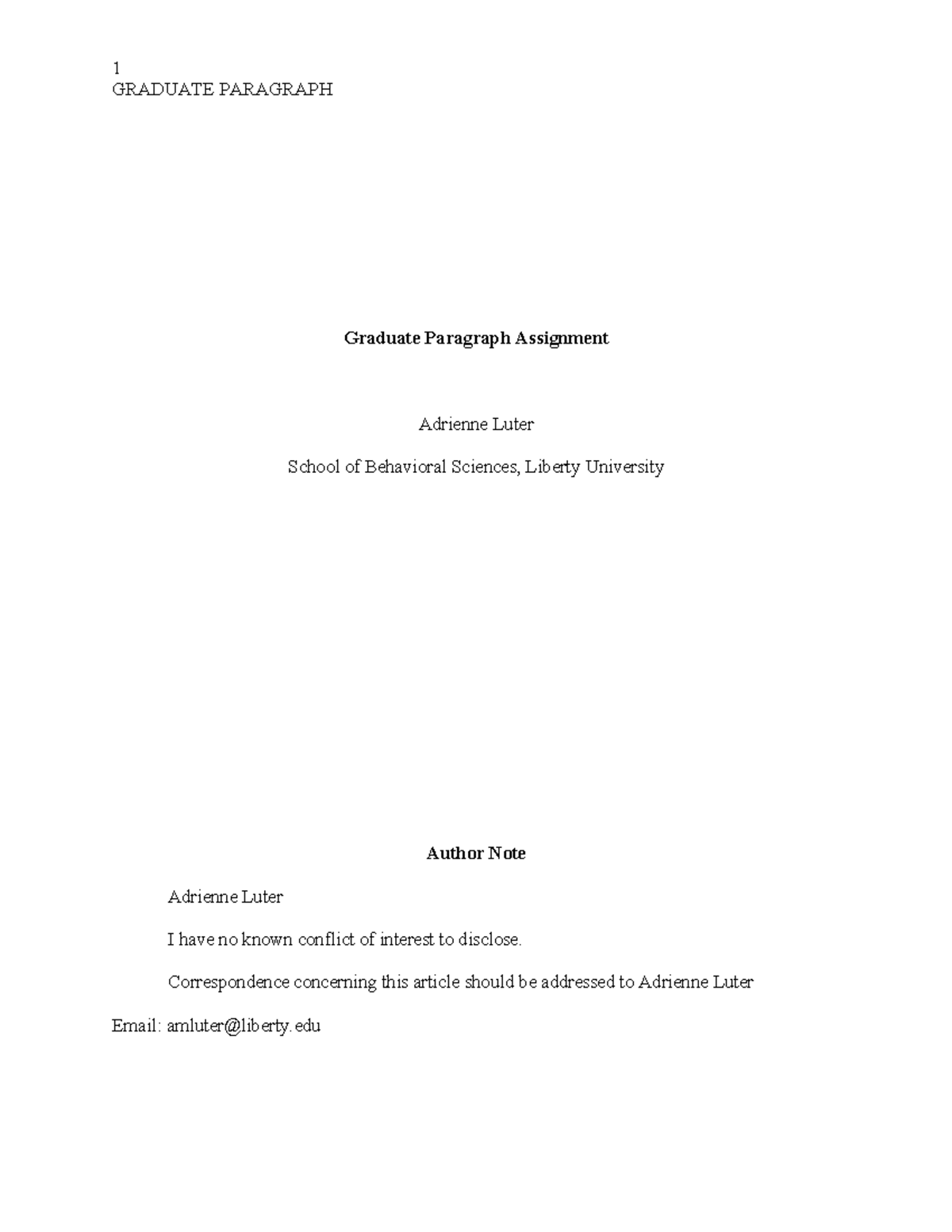 Graduate Paragraph Assignment - Exploring ROM Impact on Social Workers ...