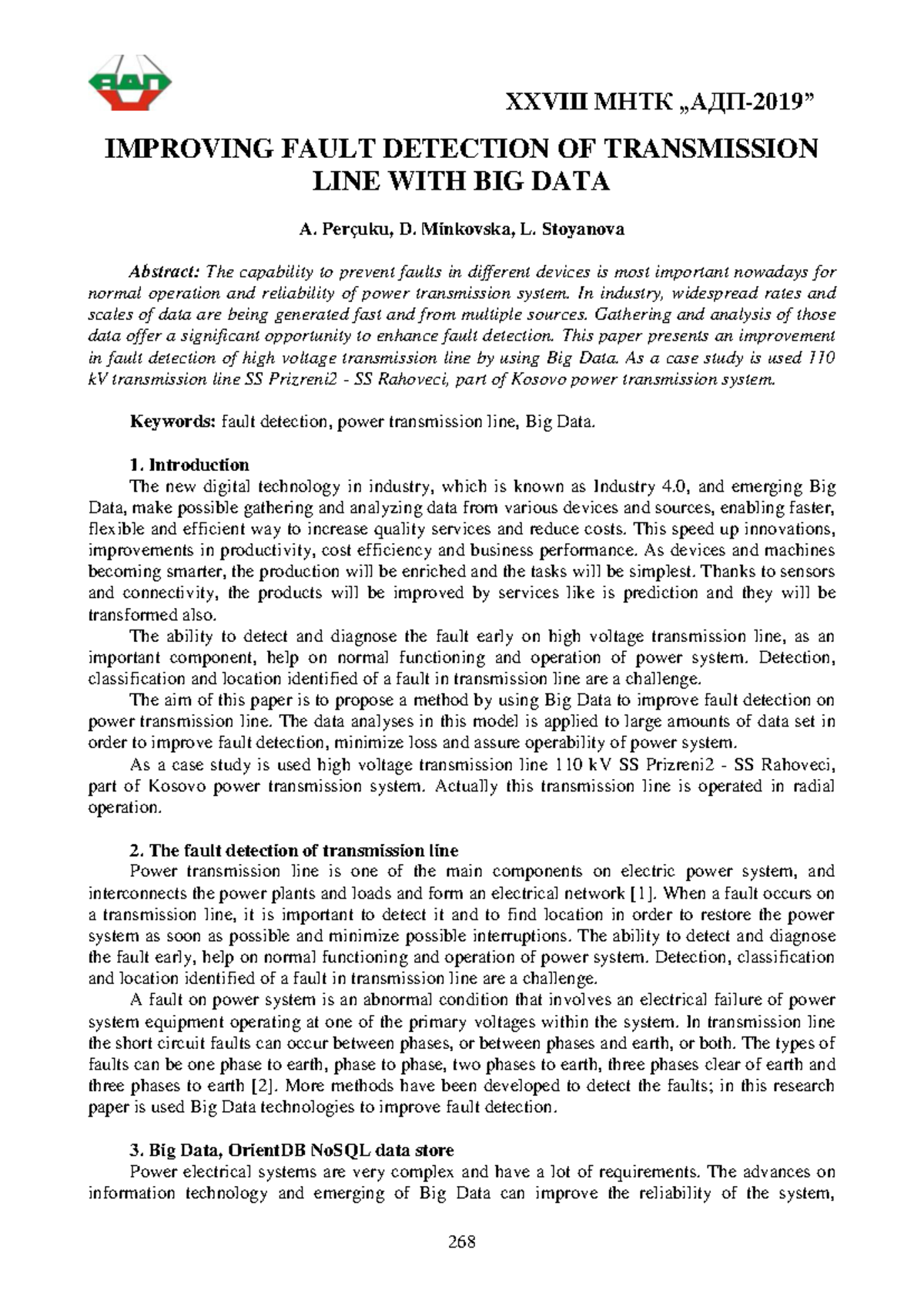 Improving Fault Detection in Power Transmission Lines (ENG 301) - Studocu