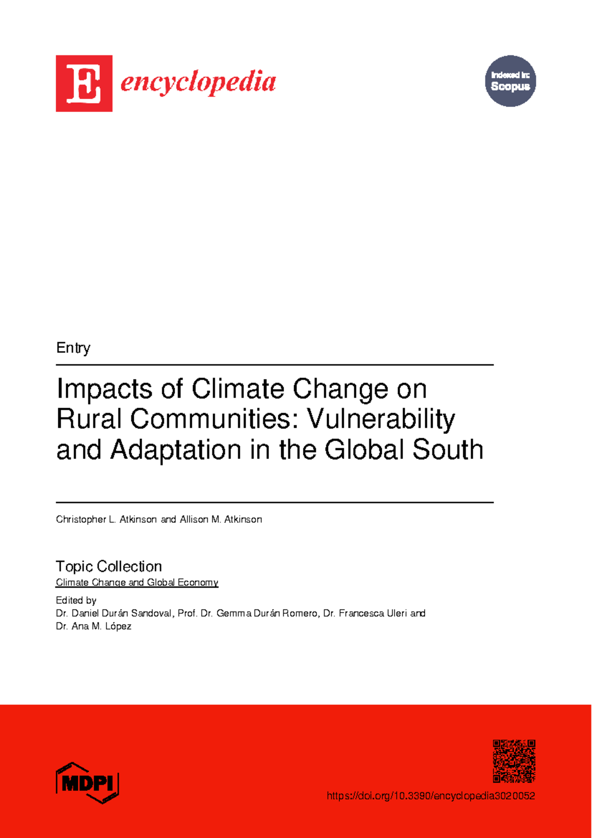 Impacts of Climate Change on Rural Communities in the Global South ...