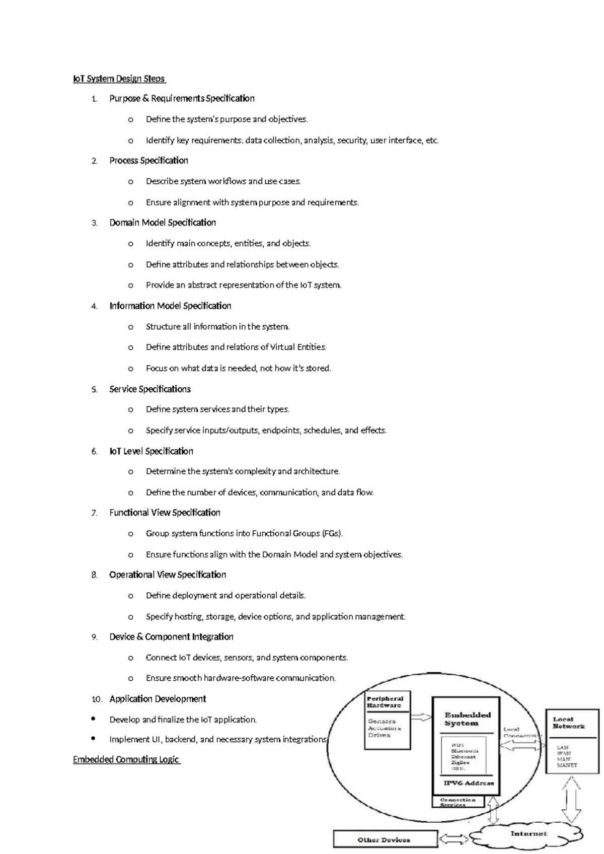 IoT System Design Steps: A Comprehensive Guide to Development - Studocu