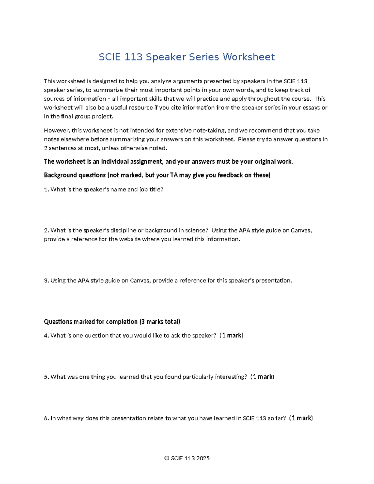 Final Group Project Outline Template - Use evidence from the speaker ...
