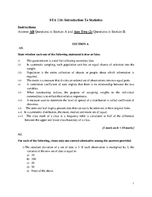 [Solved] A data collected on numerically measurable characteristic is ...