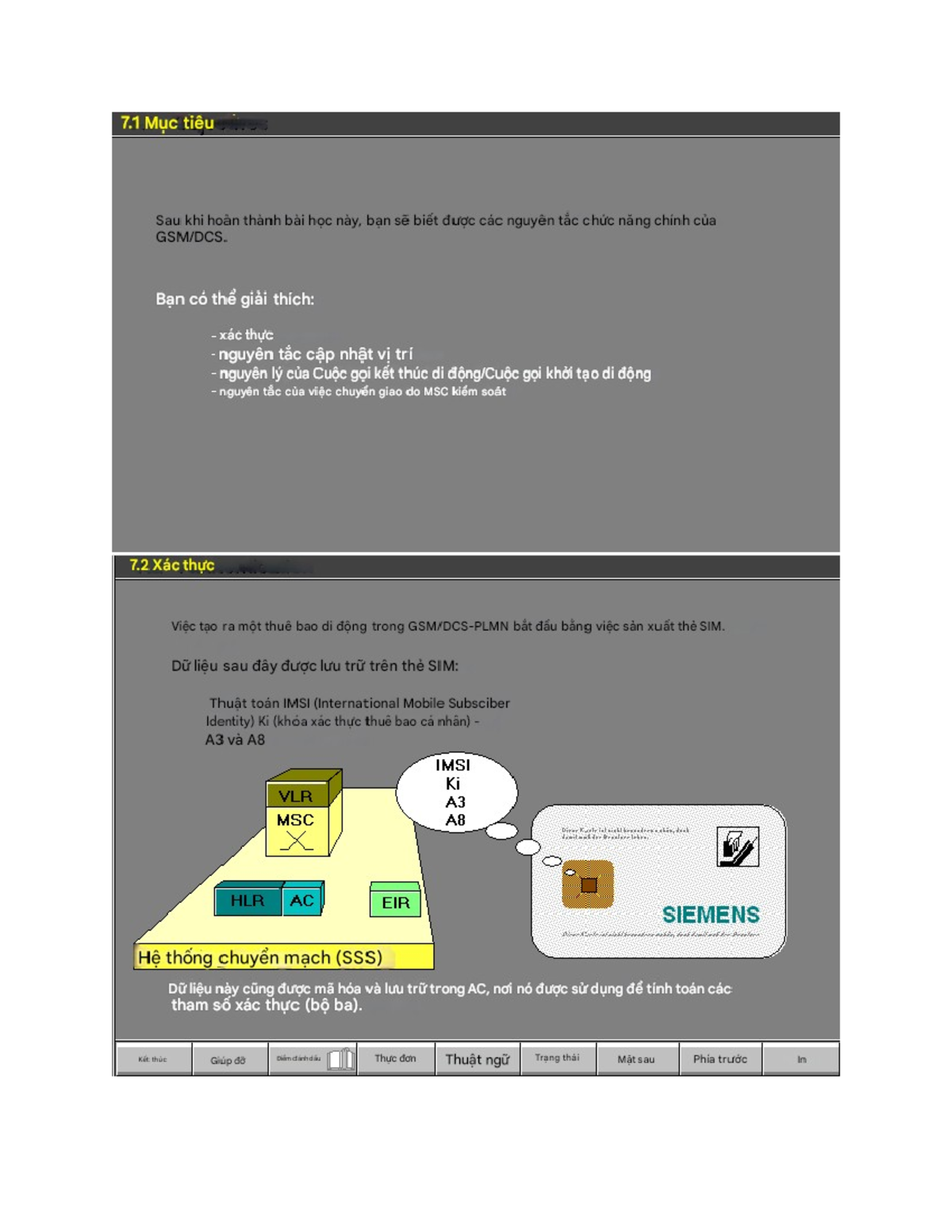 Nguyên tắc Cập nhật Vị trí Di động - MTC - München HLR VLR MSC - Studocu