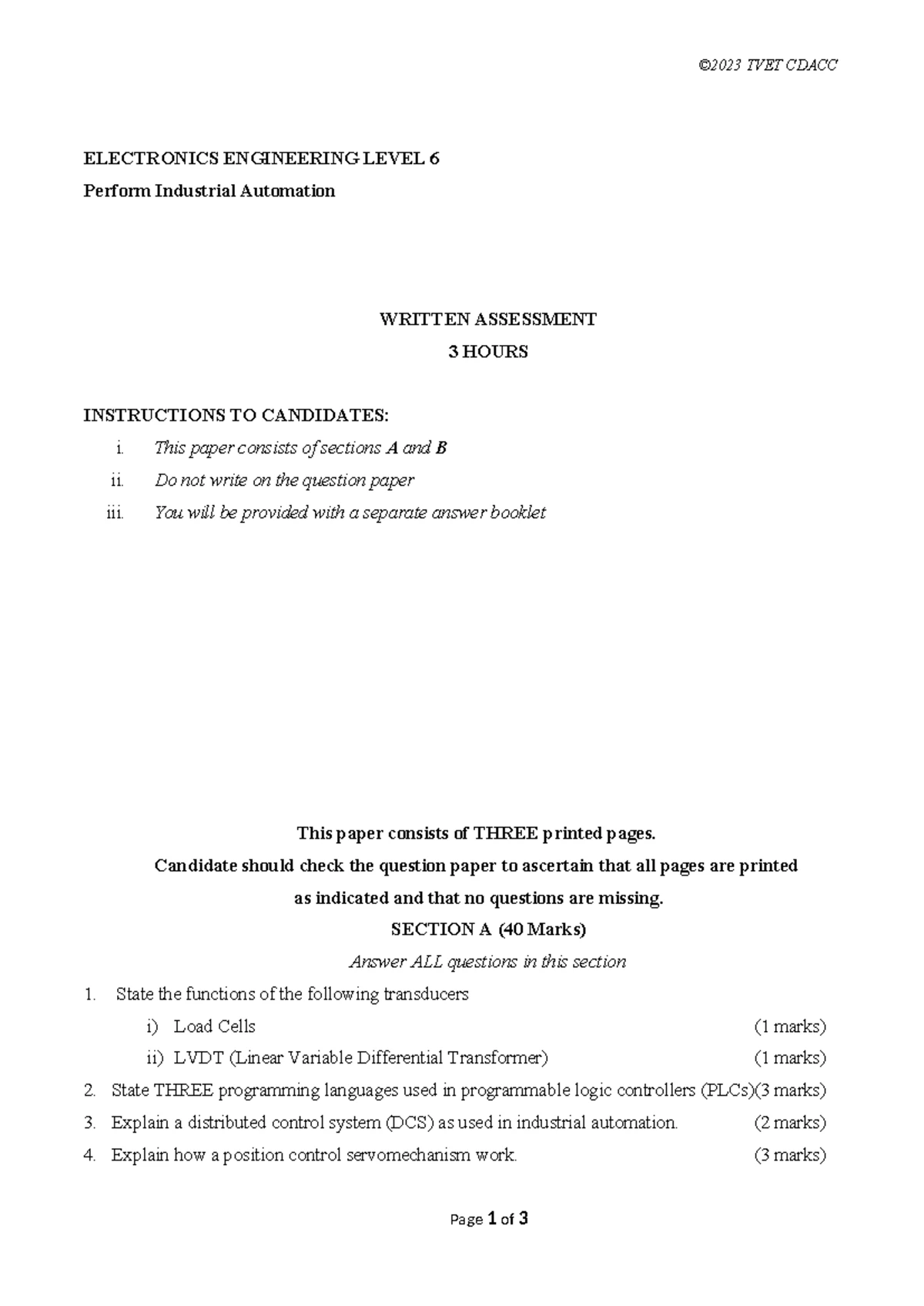 Electrical Engineering Level 6 Curriculum: Power Systems & Solar ...