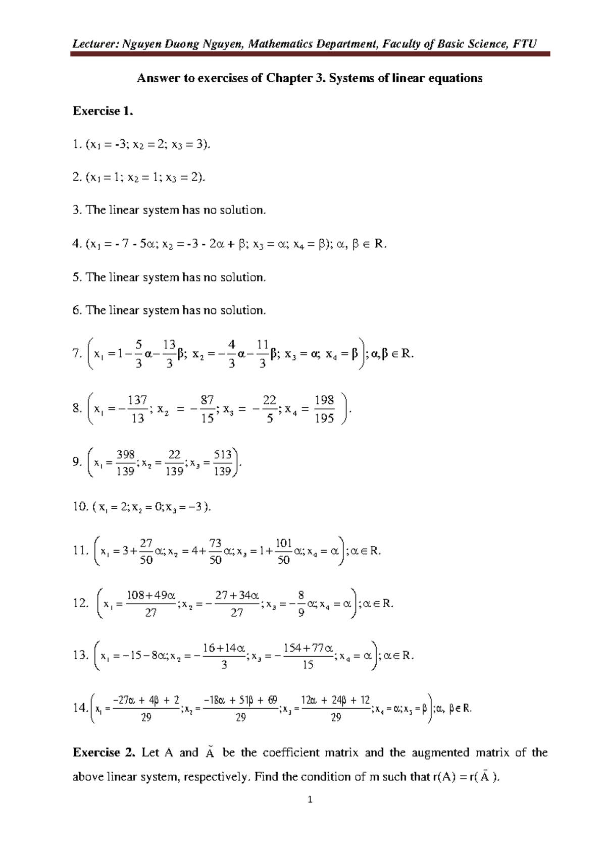 Answer to Exercises Chapter 3 TCC - Answer to exercises of Chapter 3 ...