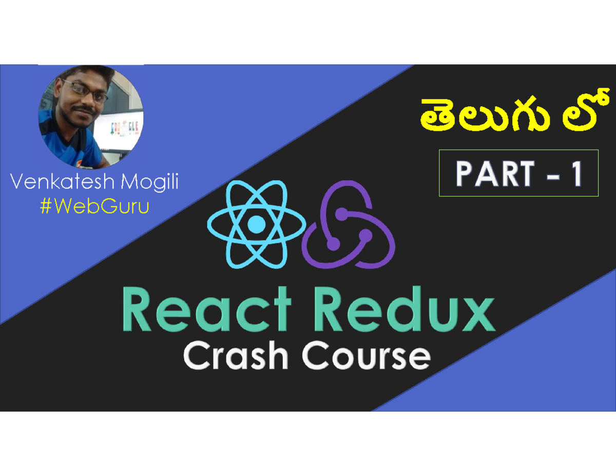 React Redux Crash Course: Essential Concepts & Practical Guide - Studocu