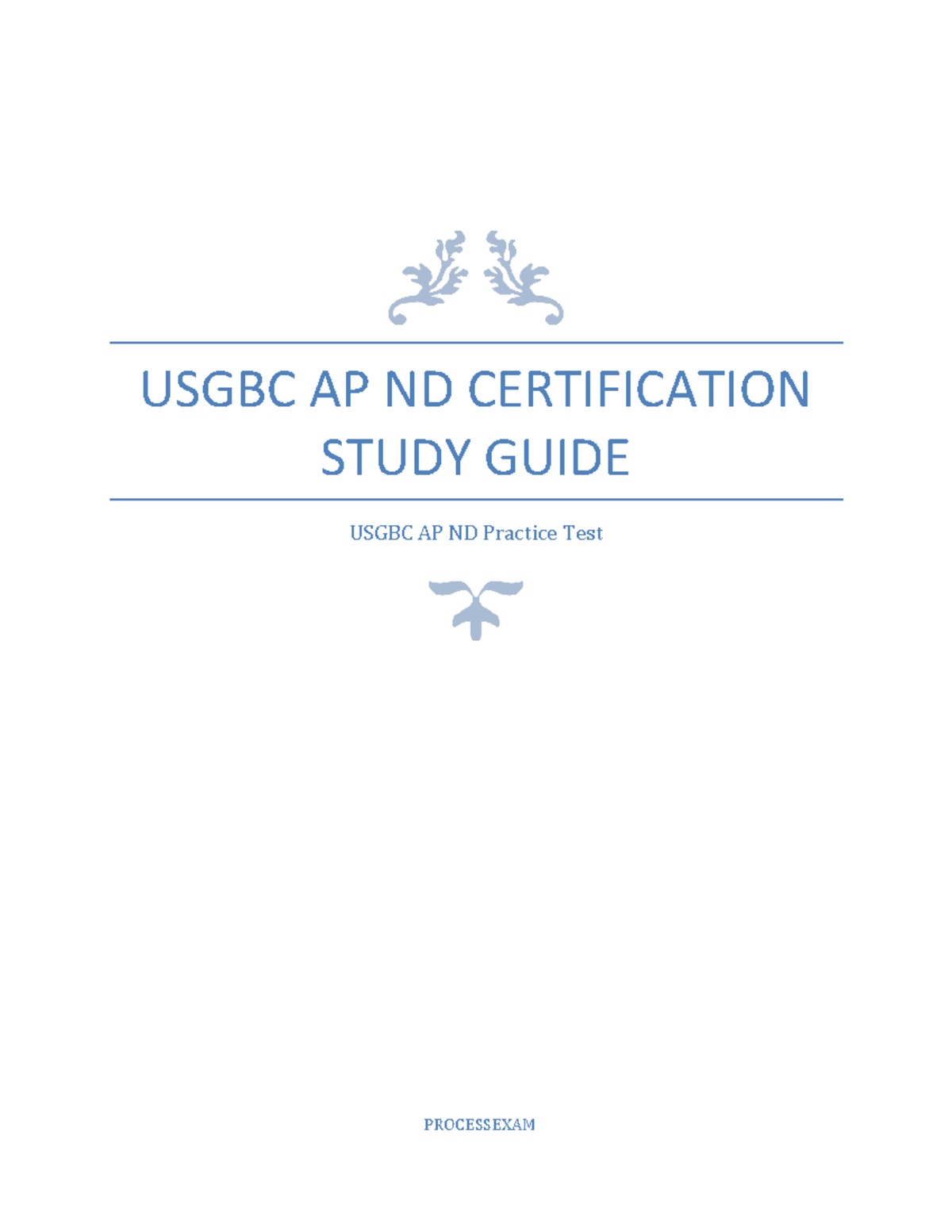 USGBC AP ND Certification Study Guide & Practice Test Overview - Studocu